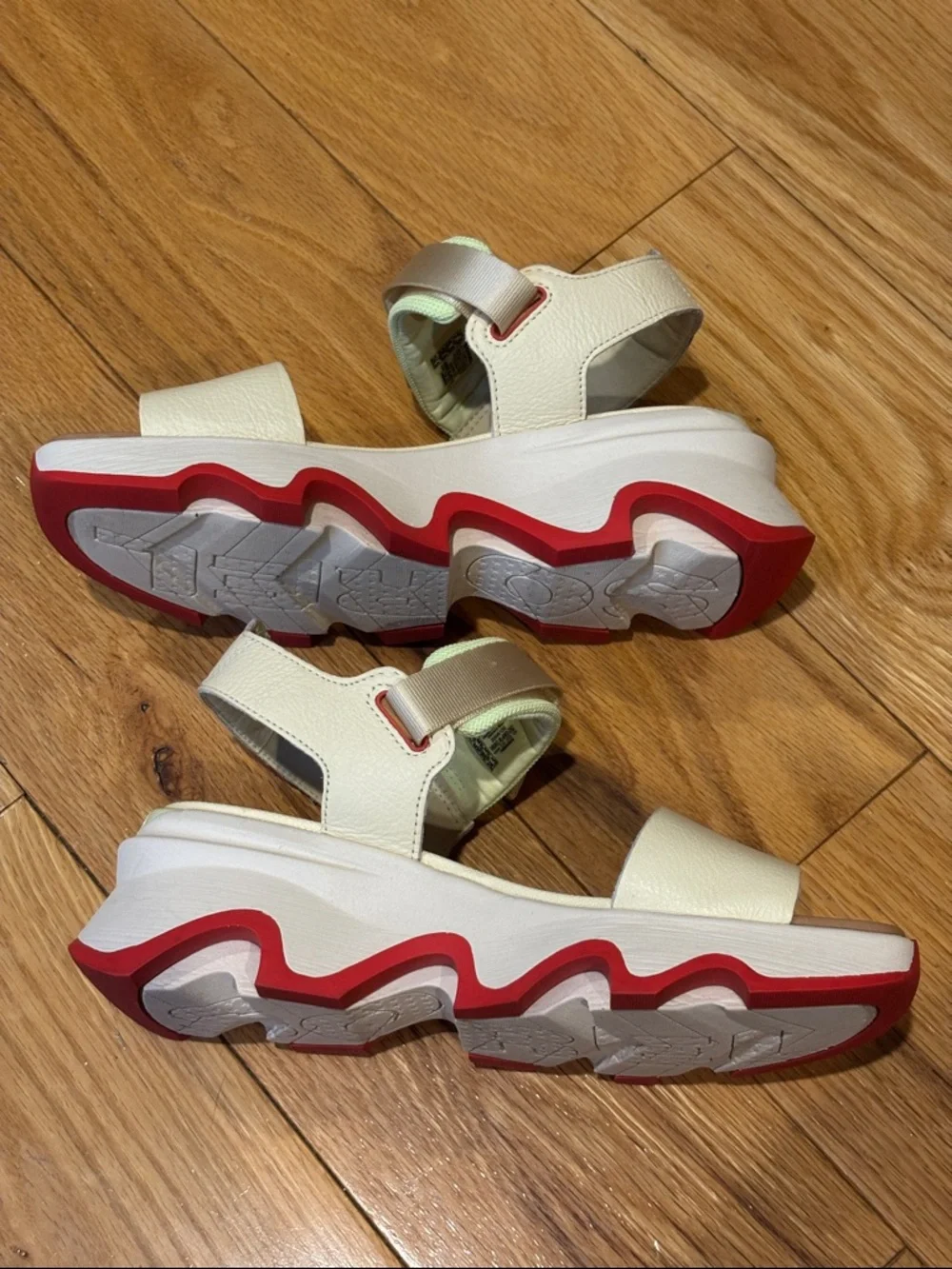 SOREL  women's  Kinetic Impact  Y Strap Wedge  Sandals 7.5 - Picture 12 of 16